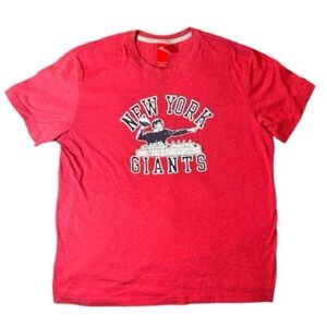 Nike New York Giants Retro Tri-Blend T-Shirt, Men’s XXL Red Lightweight